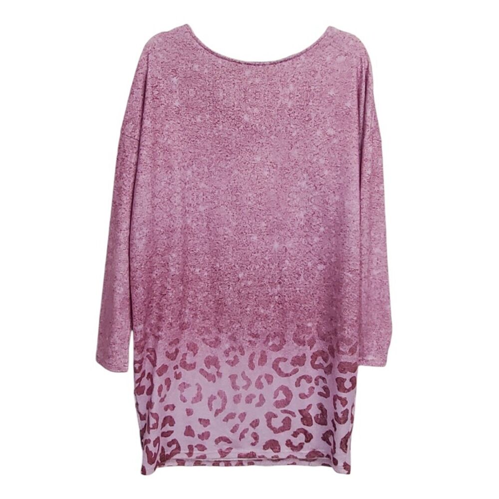 XL/XXL PINK LEOPARD DRESS